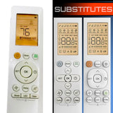 SENA-18HF, SENA-09HF-16, RG10A(B2S)/BGEF, RG10A(B2S)/BGEFU1, RG10A(B2S)/BGEF, RG10L(2HS)/BGEF, RG10L3(2HS)/BGEF, RG10F2(B2)/BGEFU1, RG10N7, RG10A(E2S)/BGEFU1, RG10A-BGEF, RG10A(B2S)/BGEF, RG10L1(2HS)/BGEF, RG10A/BGEF Air Conditioner Remote For Ciac WX Series