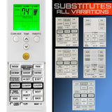 Replacement Air Conditioner Remote for ASU9RLS2  ASU15RLS2  ASU12RLS2  ARRED1U  AR-RED1U  AOU9RLS2  AOU15RLS2  AOU12RLS2