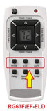 Remote for Frigidaire - Model: FHW