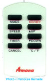 Air Conditioner Remote For AMANA ap077r